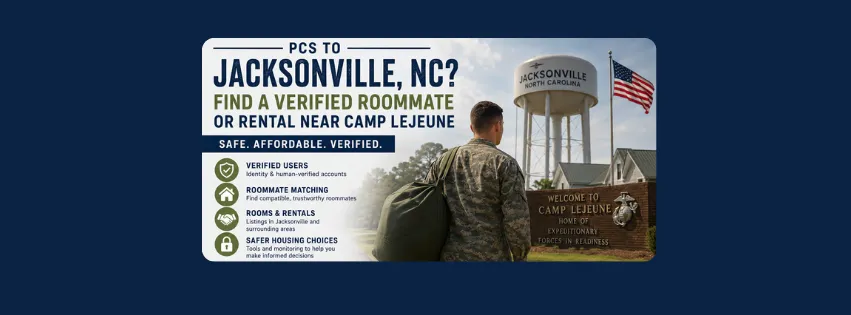 PCS to Jacksonville, NC? Find a Verified Roommate or Rental Near Camp Lejeune